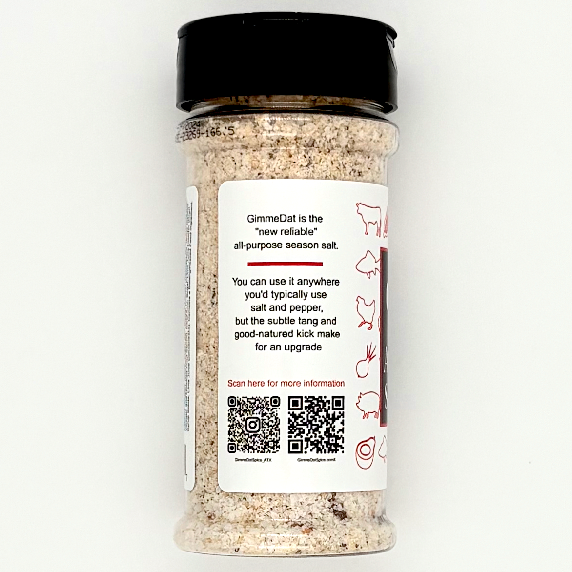 GimmeDat All-Purpose Season Salt — 8 oz Shaker